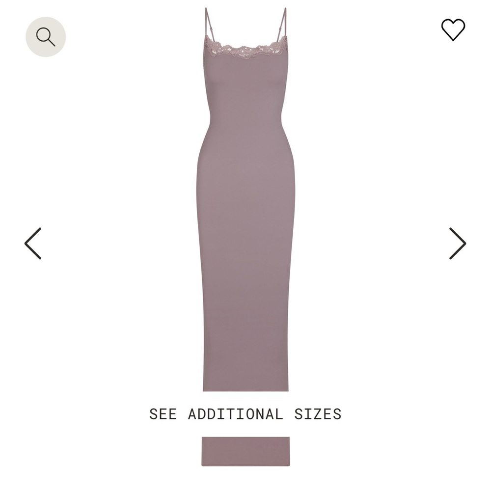 Skims Fits Everybody Lace long slip dress